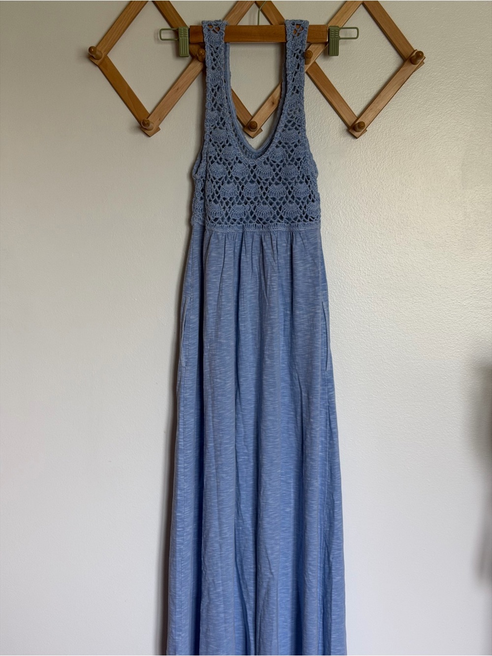 Aerie Crochet dress Maxi Ocean
Sky 100% Cotton